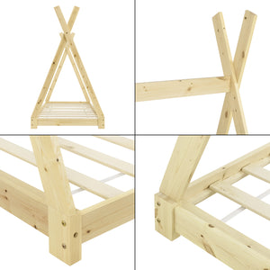 Łóżeczko dziecięce Onejda w stylu tipi w różnych rozmiarach i kolorach [en.casa]