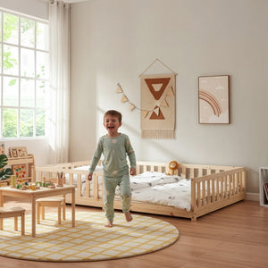 Łóżko podłogowe Tanna [en.casa]