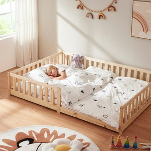 Łóżko podłogowe Tanna [en.casa]