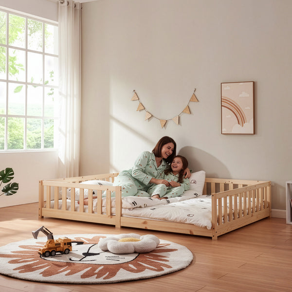 Łóżko podłogowe Tanna [en.casa]