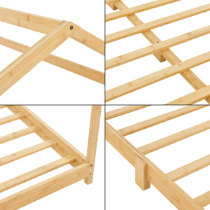 Łóżeczko bambusowe Vindafjord w różnych rozmiarach rozmiary [en.casa]