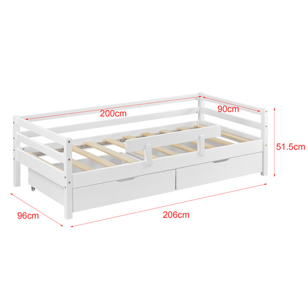 Łóżeczko Reykholt w różnych kolorach i rozmiarach [en.casa]