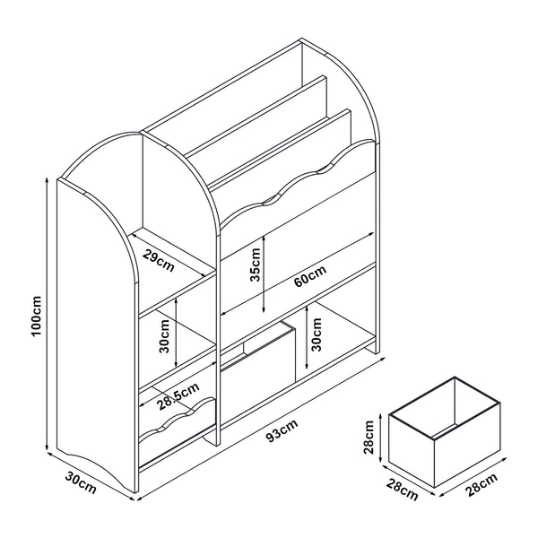 Półka dla dzieci Lysekil [en.casa]