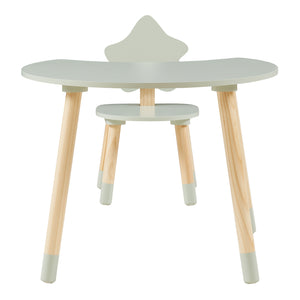 Biurko dziecięce z krzesłem Lallega z motywem księżyca i gwiazd [en.casa]