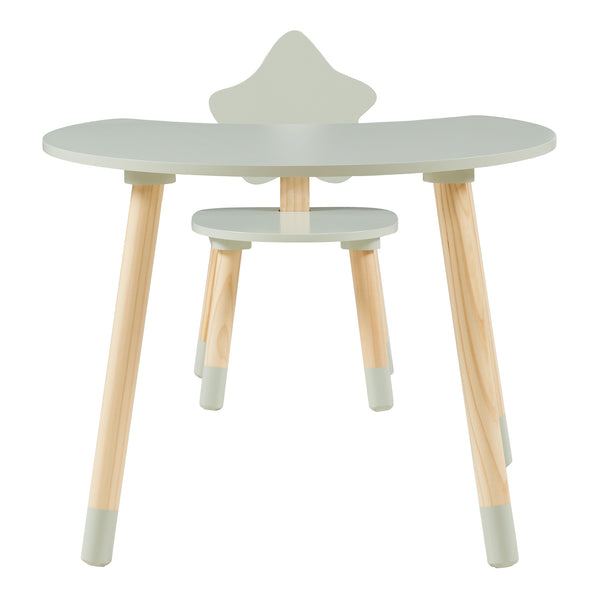 Biurko dziecięce z krzesłem Lallega z motywem księżyca i gwiazd [en.casa]