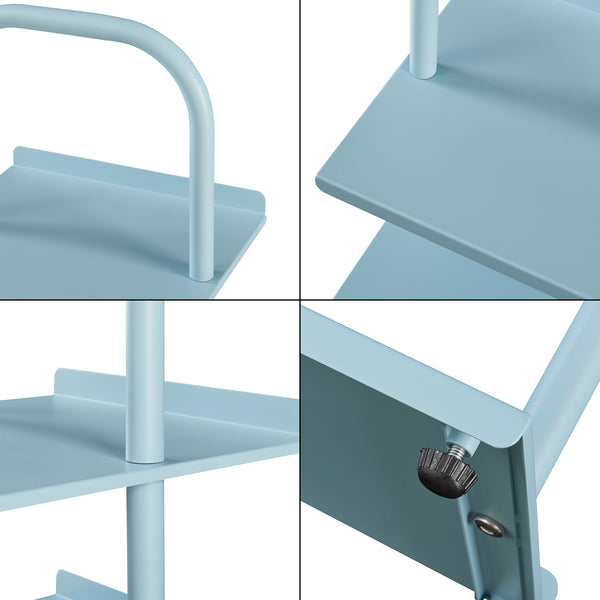 Półka na buty dziecięce Poytya stal 96x30x27 cm [en.casa]