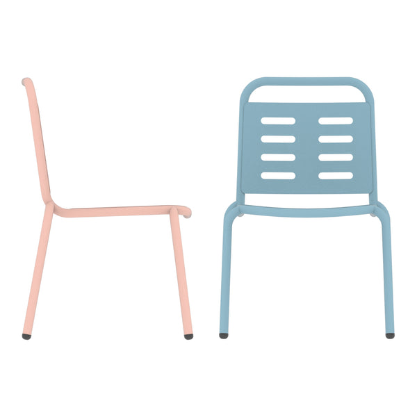 Stalowy fotelik dziecięcy Etroubles wielokolorowy [casa.pro]