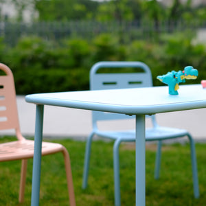 Stalowy fotelik dziecięcy Etroubles wielokolorowy [casa.pro]