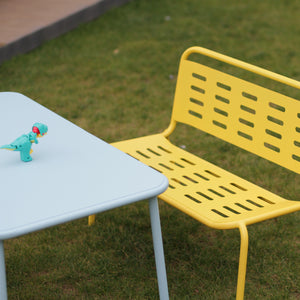 Stalowy fotelik dziecięcy Etroubles wielokolorowy [casa.pro]