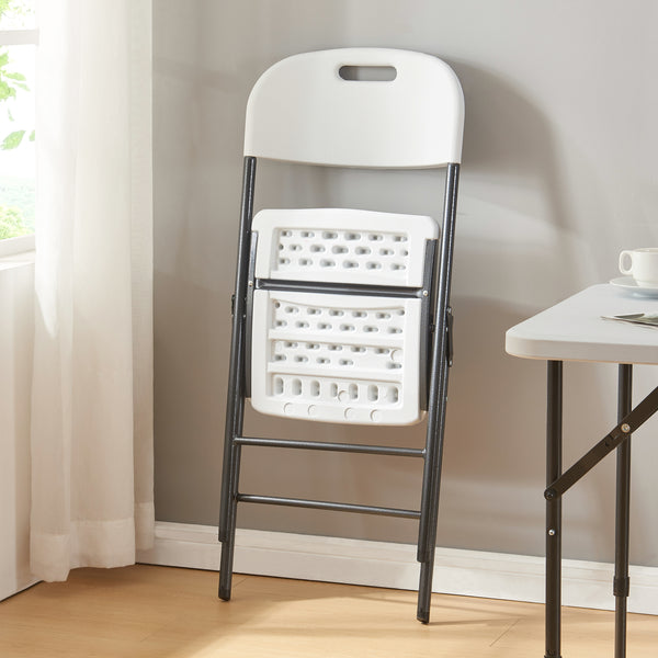 Składane krzesło Ljusnarsberg w zestawie z tworzywa sztucznego [en.casa]