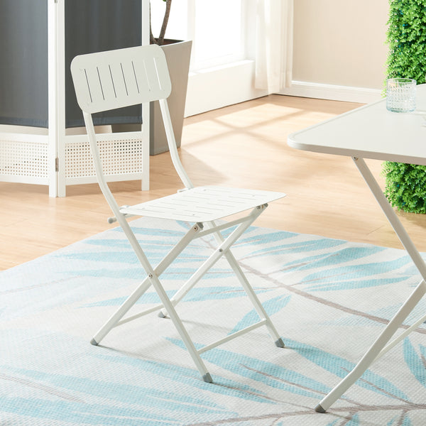 Składane krzesło Sande zestaw 2 stalowych [en.casa]