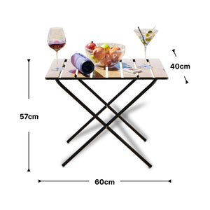 Cavallino stół rozkładany 60x40x57 cm [en.casa]