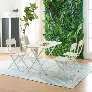 Stalowy stół składany Sande [en.casa]