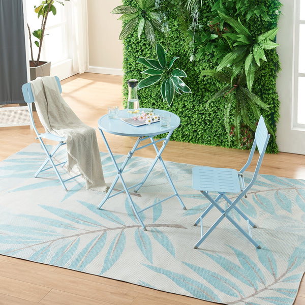 Stalowy stół składany Sande [en.casa]