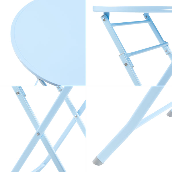 Stalowy stół składany Sande [en.casa]