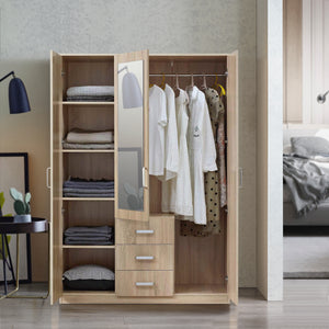 Kleiderschrank Bodolz in versch. Ausführungen [en.casa] - premiumXL