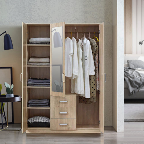 Kleiderschrank Bodolz in versch. Ausführungen [en.casa] - premiumXL
