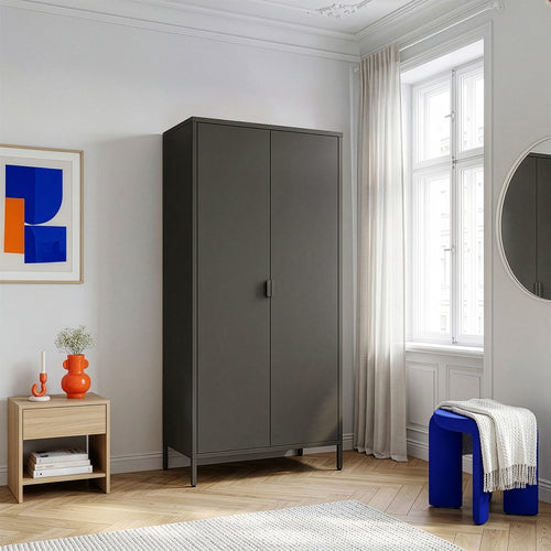 Szafa Esteli 170x80x45 cm stal [en.casa]