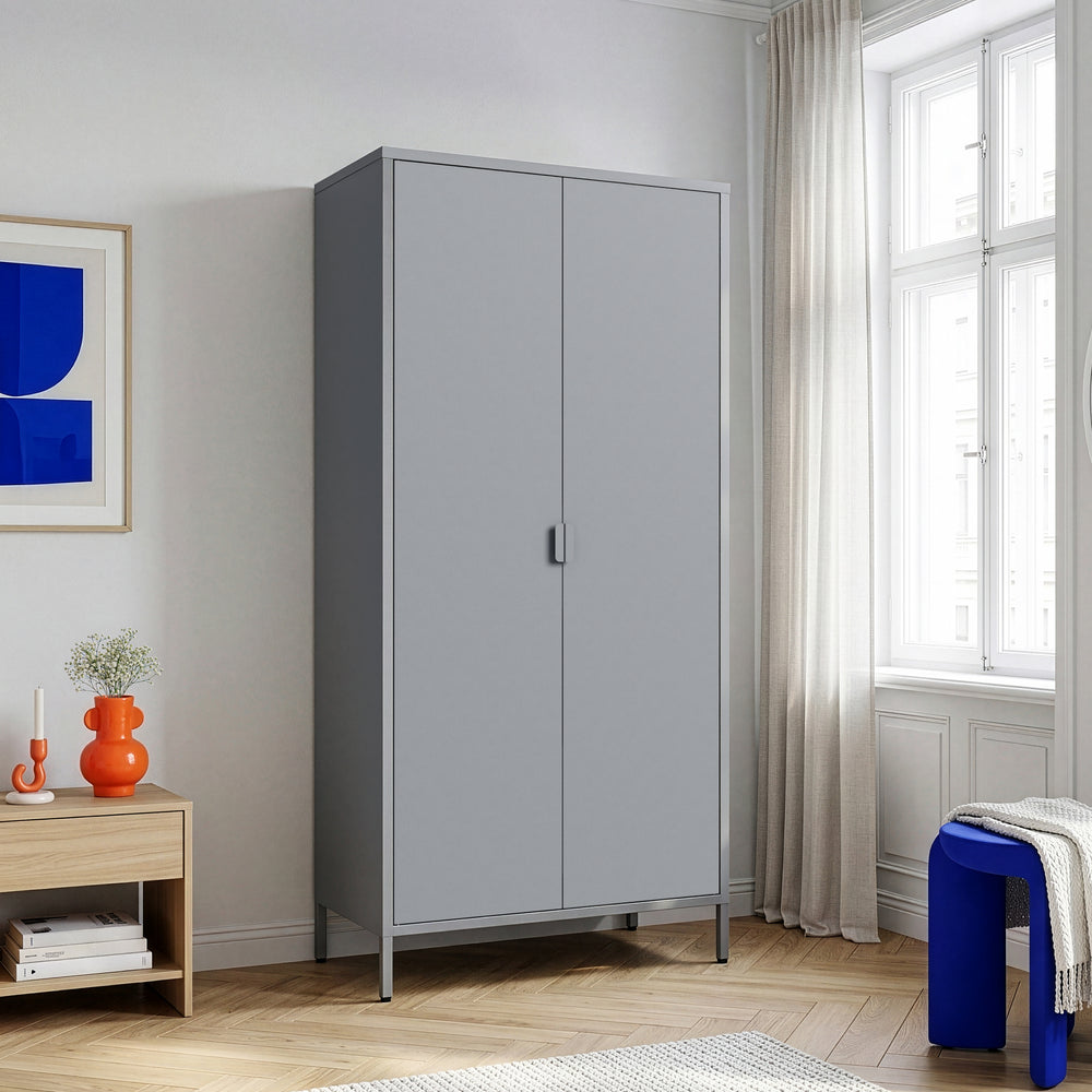 Szafa Esteli 170x80x45 cm stal [en.casa]