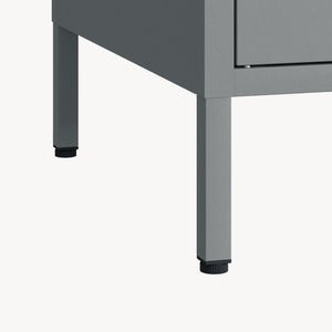 Szafa Esteli 170x80x45 cm stal [en.casa]