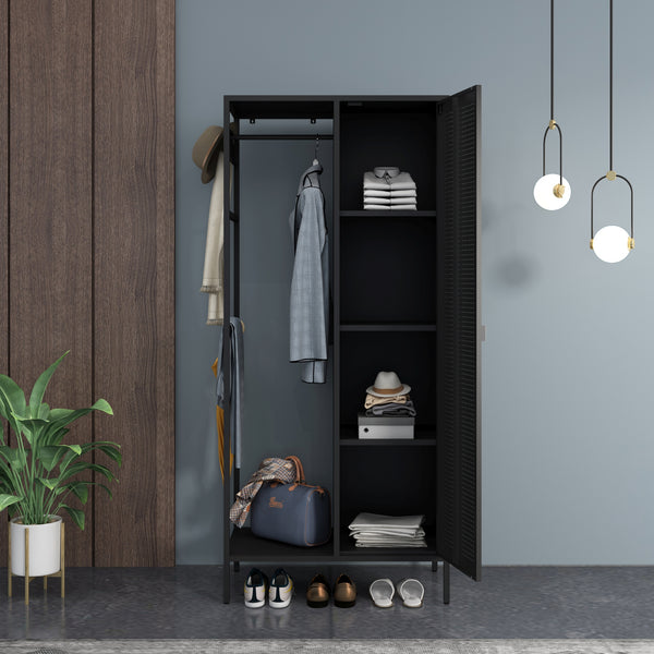 Szafa Puumala 180x80x45 cm metal [en.casa]