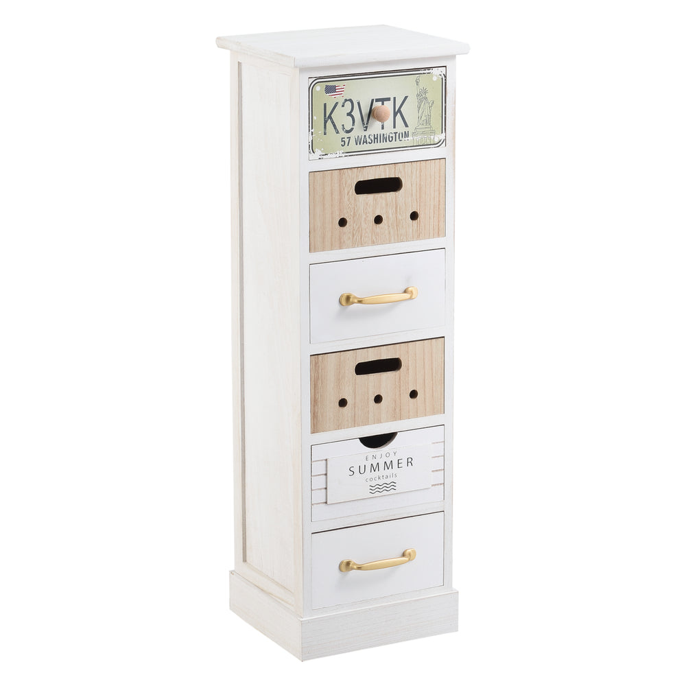 Komoda Salo z 6 szufladami 91x29x27cm w różnych kolorach [en.casa] - premiumXL