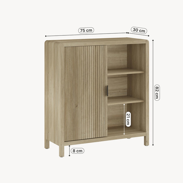 Komoda Lukkodso 82x75x30 cm [en.casa]