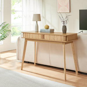 Konsola Tysvær 110x40x78 cm bambus [en.casa]