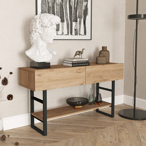 Konsola Lappeenranta 139x43x76cm w różnych kolorach [en.casa] - premiumXL