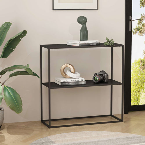 Konsolentisch Strömstad 80x80x26cm aus Stahl [en.casa] - premiumXL