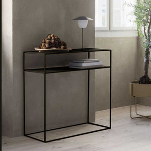 Konsola Kuhmo 85 x 80 x 30 cm czarna [en.casa]