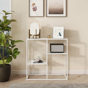 Stolik konsolowy Strömstad z 3 półkami w różnych kolorach. kolory [en.casa]