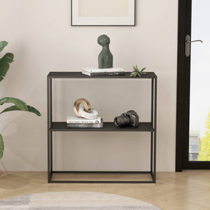 Stalowy stolik konsolowy Strömstad 80x80x26cm [en.casa]