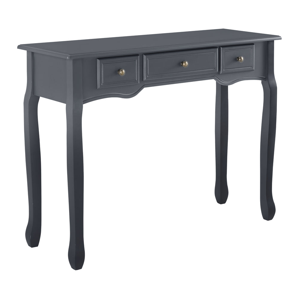Konsolentisch Hirschhorn 100x35x78cm mit 3 Schubladen in versch. Farben [en.casa] - premiumXL