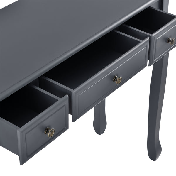 Konsola Hirschhorn 100x35x78cm z 3 szufladami w różnych kolorach [en.casa]