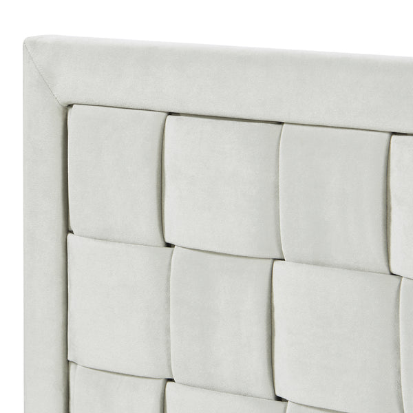 Aksamitny zagłówek Tervo [en.casa]