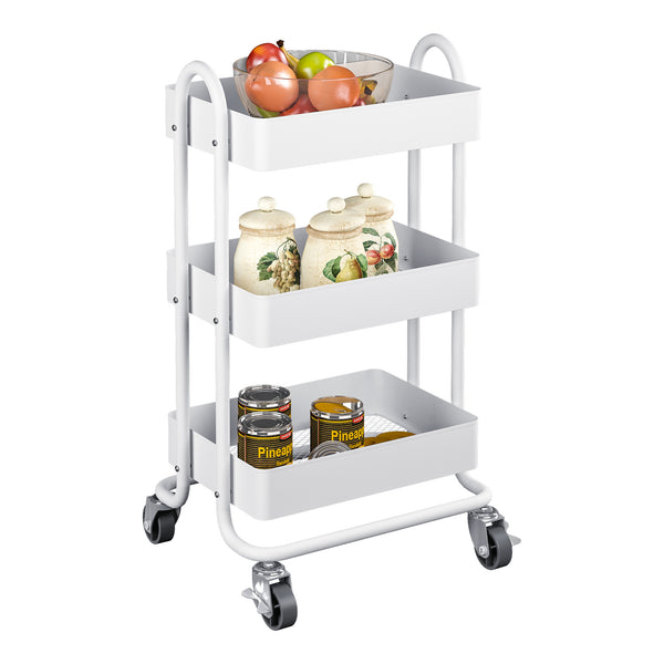 Stalowy wózek kuchenny Pyhäntä [en.casa]