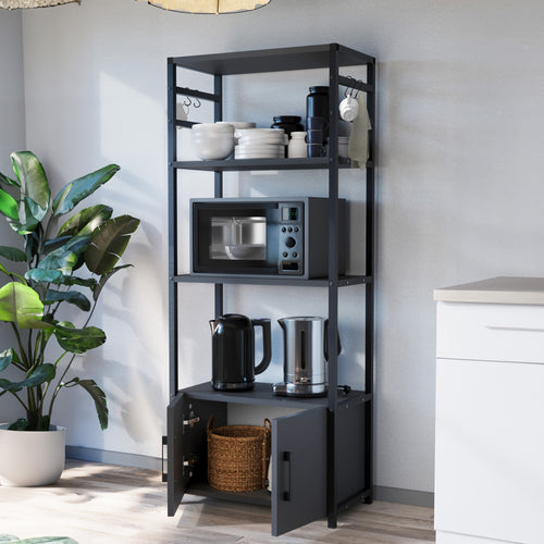 Półka kuchenna Arhuni 139x56x30 cm [en.casa]