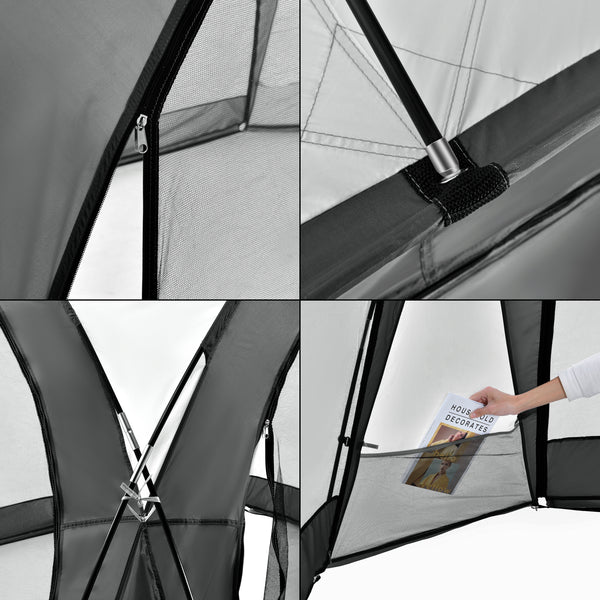 Pawilon ogrodowy LED Grästorp Marquee w różnych kolorach kolory [pro.tec]