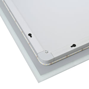 Lustro łazienkowe LED Lizzano białe w różnych rozmiarach [pro.tec]