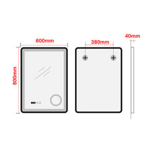 Lustro łazienkowe LED Pescara w różnych kolorach i rozmiarach kolory i rozmiary [pro.tec]