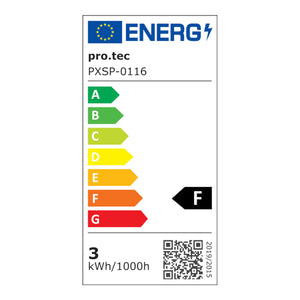Białe lustro łazienkowe LED Racale w różnych rozmiarach rozmiary [pro.tec]