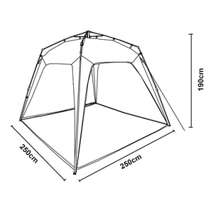 Składany pawilon Barendrecht z oświetleniem LED 2,5x2,5 metra [pro.tec]