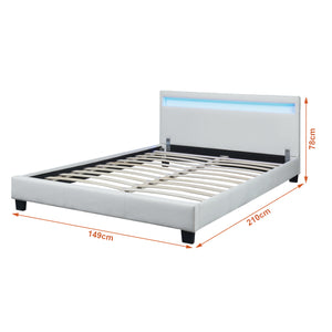 Łóżko LED + materac różne wymiary i kolory