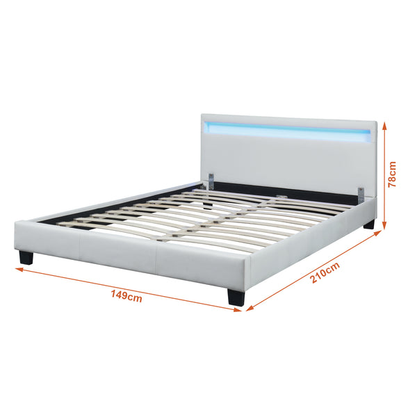 Łóżko LED + materac różne wymiary i kolory