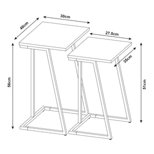 Stolik kawowy Salem zestaw 2 [en.casa]