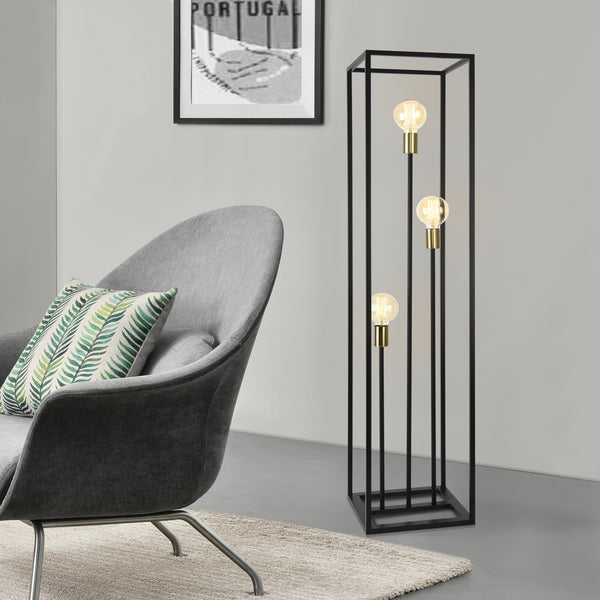 Lampa podłogowa Groningen 3-light metal [lux.pro]