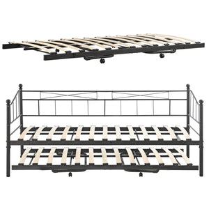 Łóżko metalowe Skutskär 90x200cm en.casa