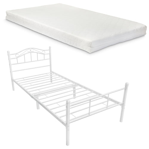 Rama łóżka metalowa 90x200 cm