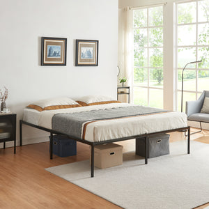 Łóżko metalowe Vårdö [en.casa]